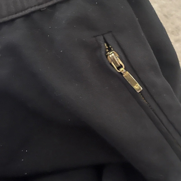 Forever 21 black elastic waist trouser pants with pockets stretchy - Picture 4 of 4